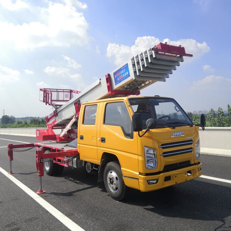 烟台莱山出租云梯车电话 水泥上楼